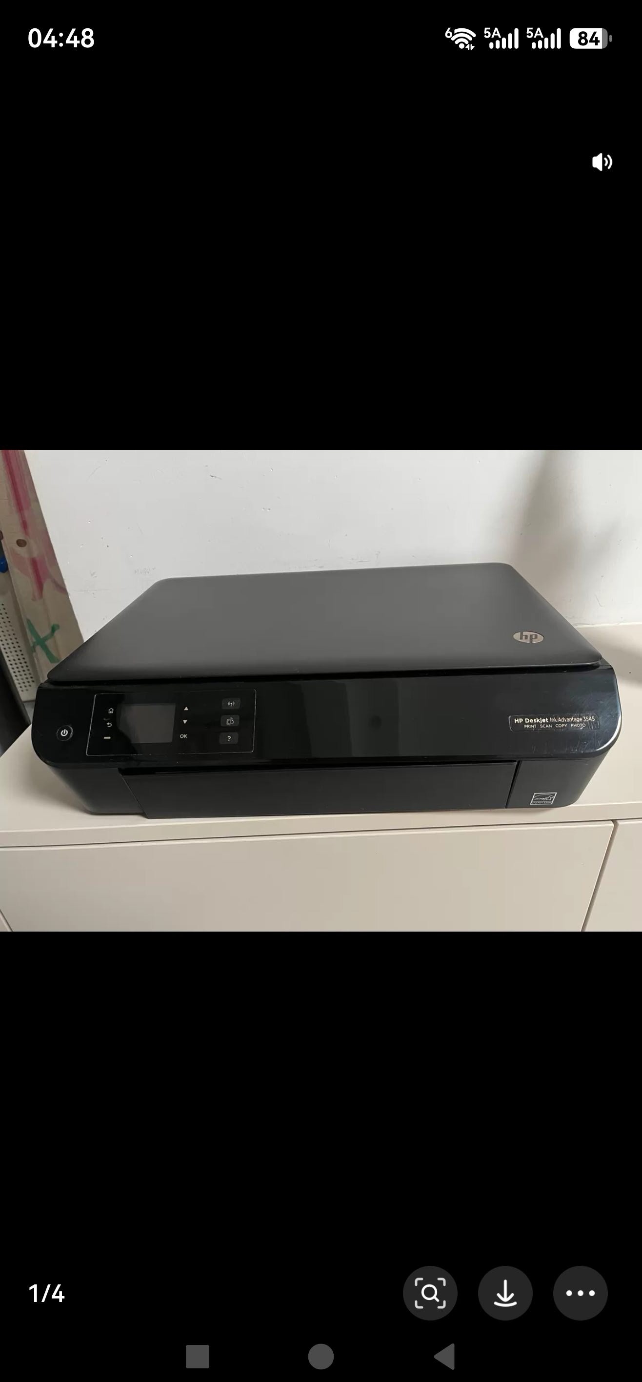 几乎全新惠普HP DeskJet 4538多功能一体机，成色很棒，功能都正常，打（第 1 张）