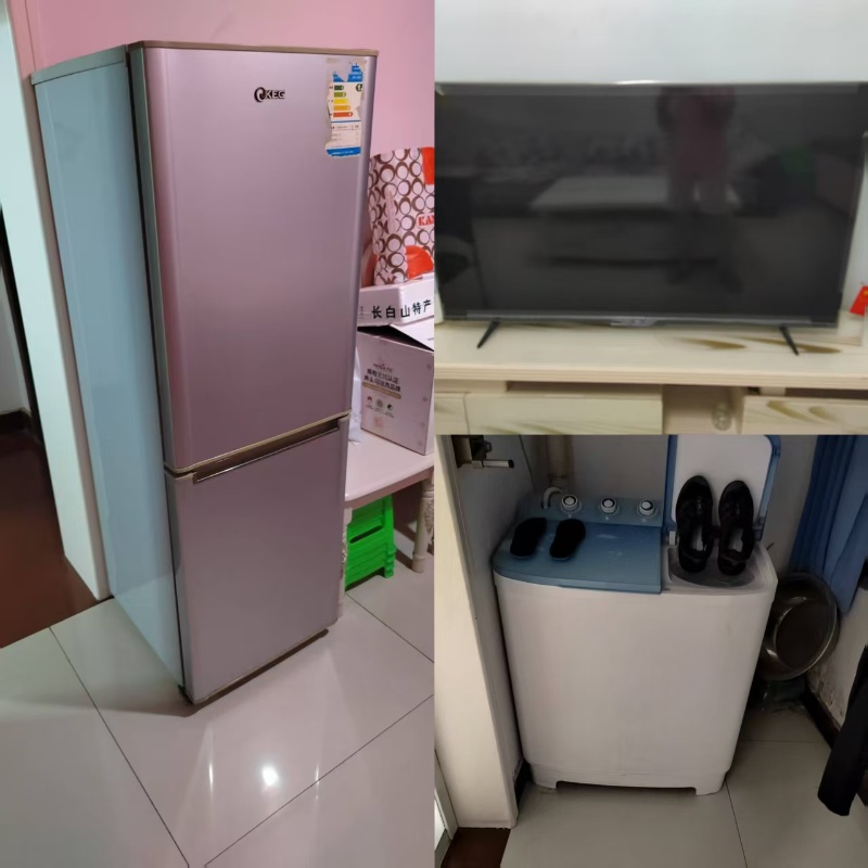 处理正在用的二手家电，TCL55寸电视，九成新。冰箱，洗衣机六成新。都正在使用中（第 1 张）