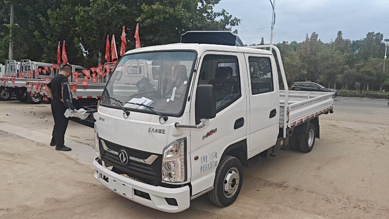 出售9.99成新双排东风小霸王，后双轮，公里数1200公里准新车，有意联系（第 1 张）
