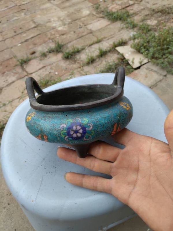 收废品收回来了一个铜香炉，谁需要的联系二手物品售出不退不换。（第 7 张）
