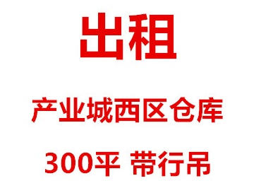 产业城西区仓库 300平带行吊（第 1 张）