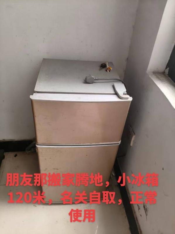 朋友那搬家腾地，小冰箱120米，名关自取，正常使用（第 1 张）