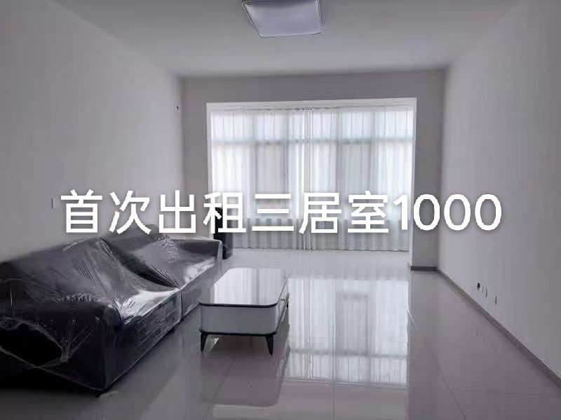 首次出租三居室 1000家具家电齐全（第 1 张）