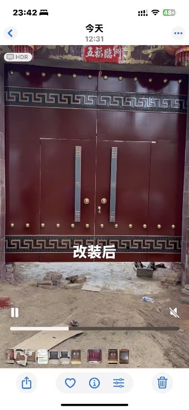 专业翻新旧门改装中式门，价格便宜需要的联系（第 1 张）