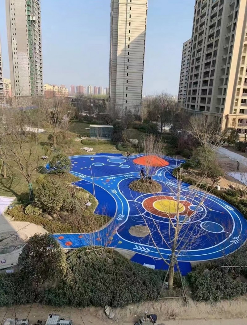 工厂主营：塑胶跑道、硅PU球场、EPDM彩色橡胶颗粒，弹性地面体育材料生产销售施（第 5 张）