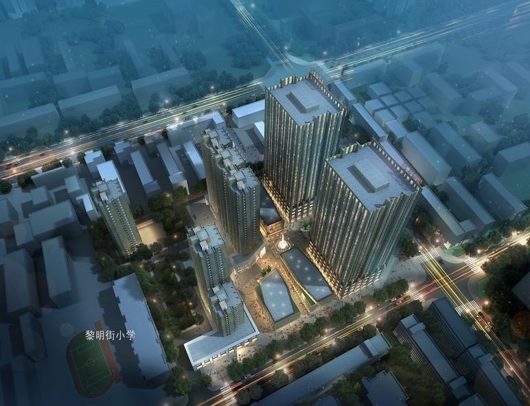 出租:和平路与黎明街交叉口附近一处新建写字楼(两大间，约共130㎡)欲出租，随时（第 1 张）