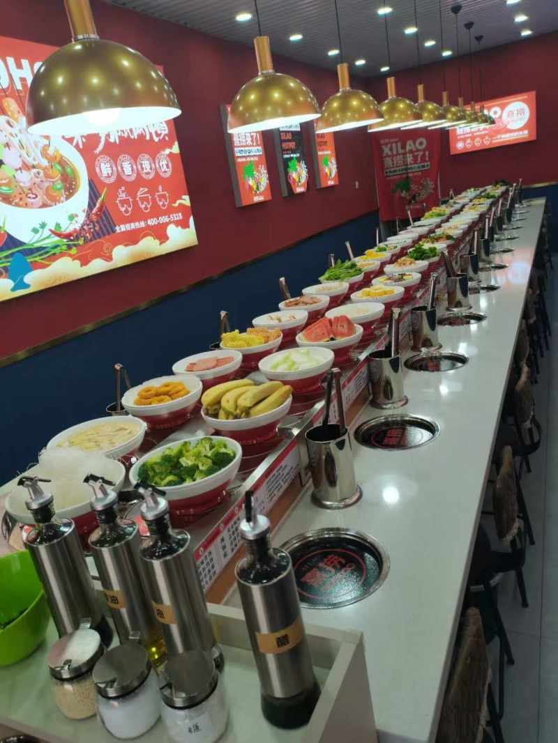转让邯郸世纪大街鑫都汇对面临街品牌小火锅店，紧邻多小区+学校，客流量爆棚！精装环（第 2 张）