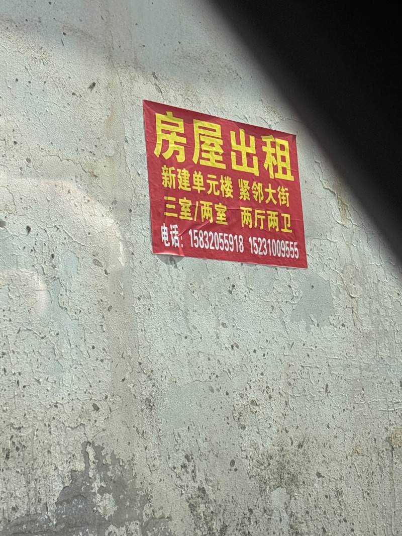 房屋出租新建单元楼 紧邻大街三室/两室 两厅两卫（第 1 张）