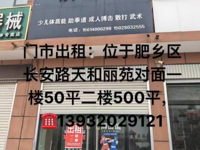 肥乡区长安路天和丽苑对面门市招租（第 2 张）