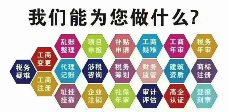 注册公司，代理记账报税，公司注销，审计报告，工商年检，各种变更，资质代办！（第 1 张）
