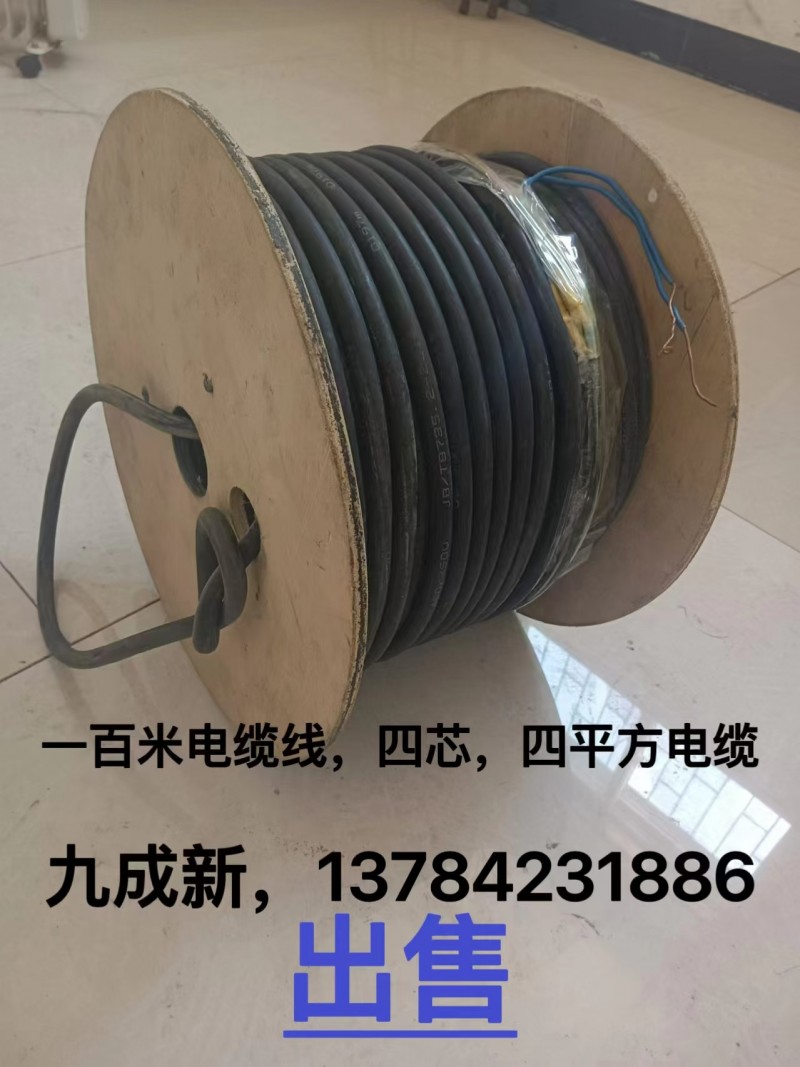 出售平板镇动器，一百米电缆线四芯四平方电缆，便携式潜水泵（第 2 张）