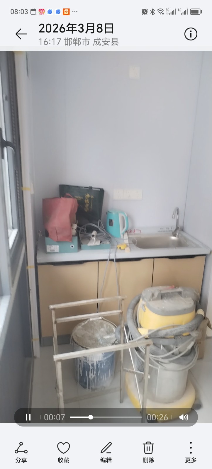 【翰林世家】出租车库，阳面，一室一卫，有厨房可以做饭，有水有电，家具齐全，领包入（第 3 张）