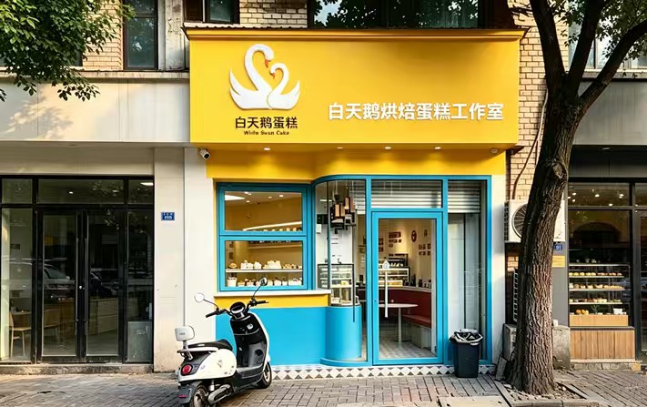 临街蛋糕店独栋小楼商铺上下两层120平米，房租.1533经营无压力（第 1 张）