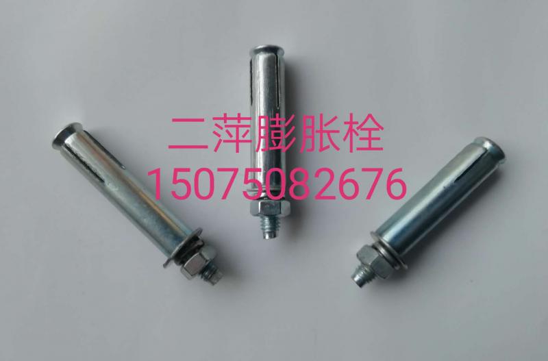 二萍膨胀栓
自产自销:国标膨胀栓，非标膨胀栓，镀锌蓝白，镀彩，带孔膨胀栓（足长（第 1 张）