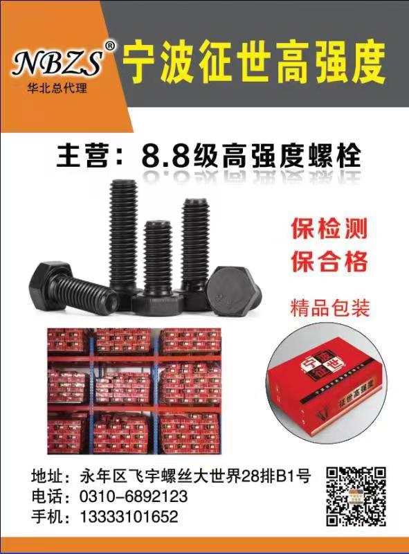 宁波征世高强度螺栓，高端产品 精品包装 包检测
主营：8.8级外六角  8-1（第 2 张）