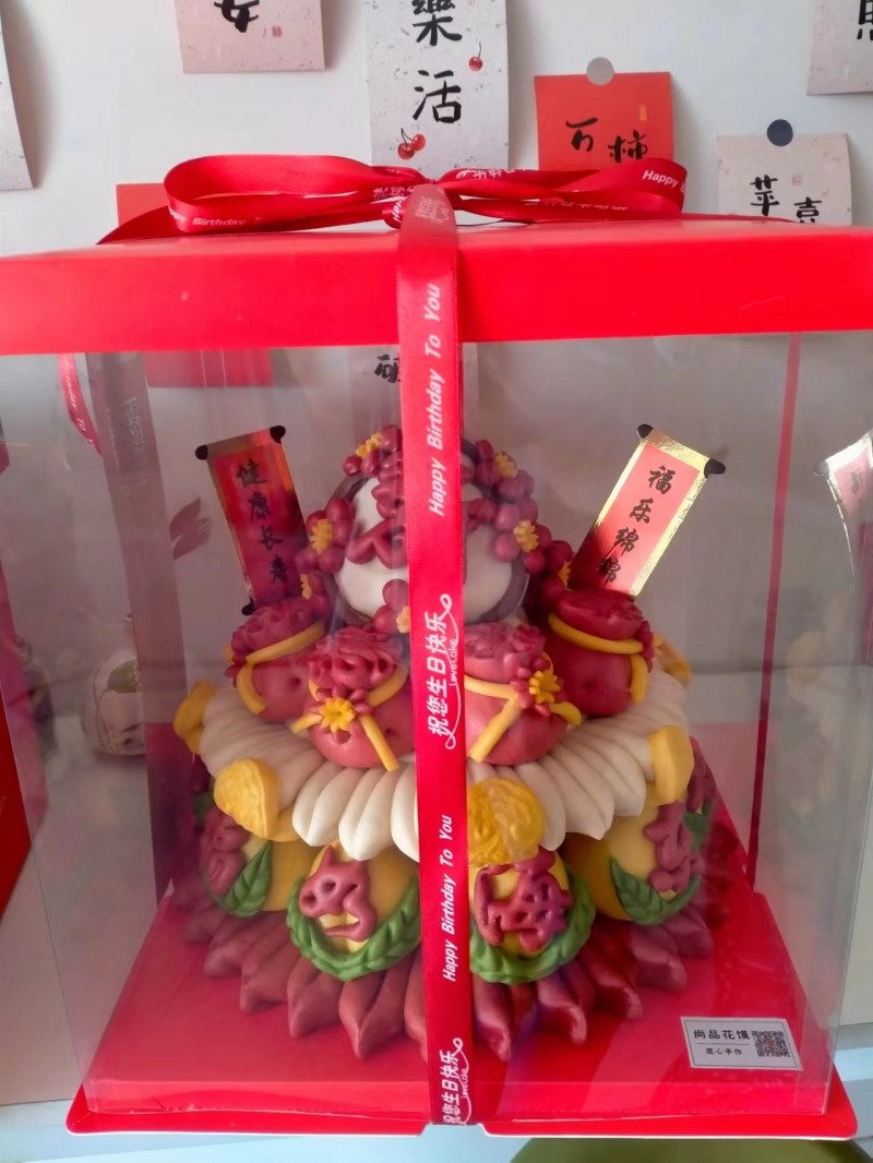 私人订制:中式蛋糕，生日花馍，祝寿，结婚，满月，乔迁，上供，礼佛，开业……需要的（第 2 张）