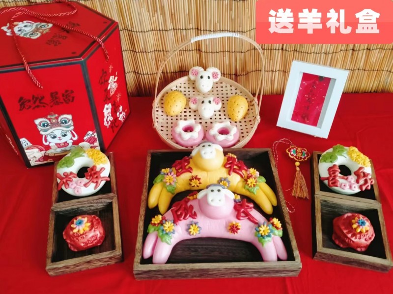 #送羊礼盒预定中纯果蔬制作，0添加，健康营养
好食材，好味道，好传统，好寓意（第 2 张）