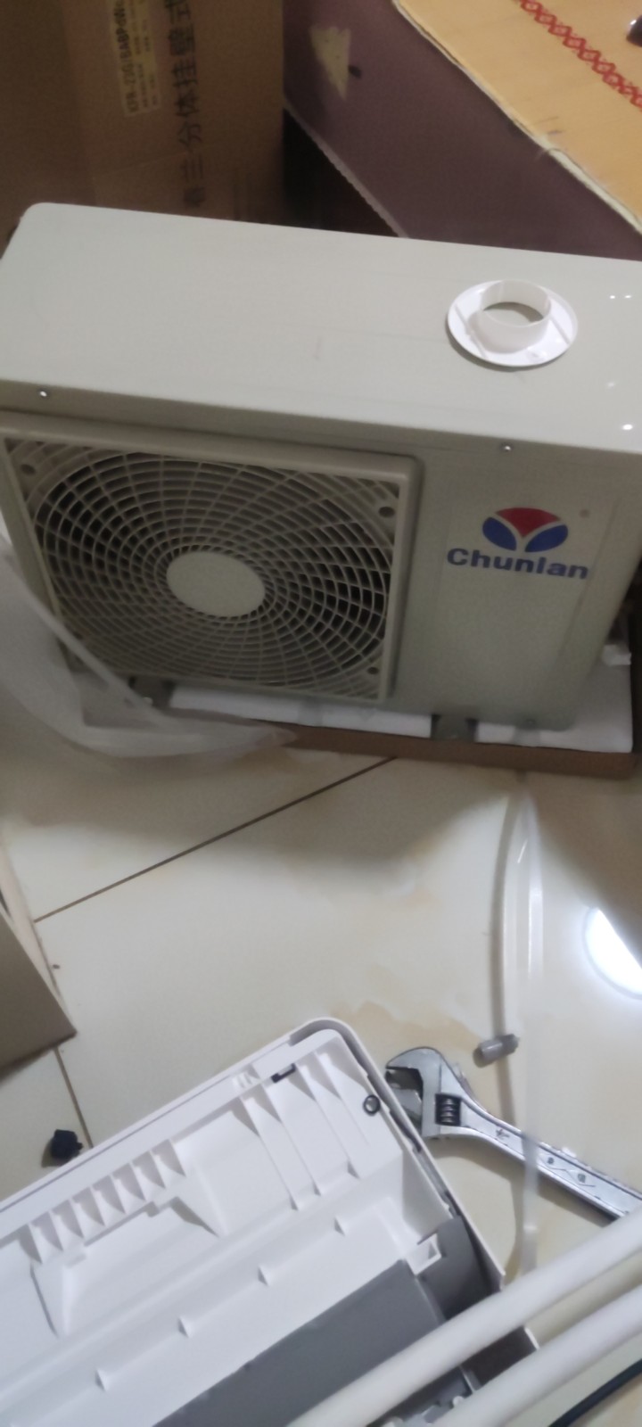 专业空调维修移机加氟拆装清洗打孔收售二手空调（第 1 张）