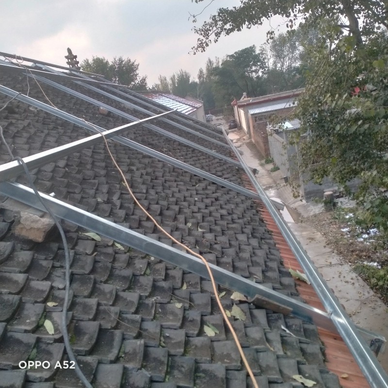 专业安装北京纤维彩瓦彩钢瓦树脂瓦欧式街门雨棚欢迎致电（第 6 张）