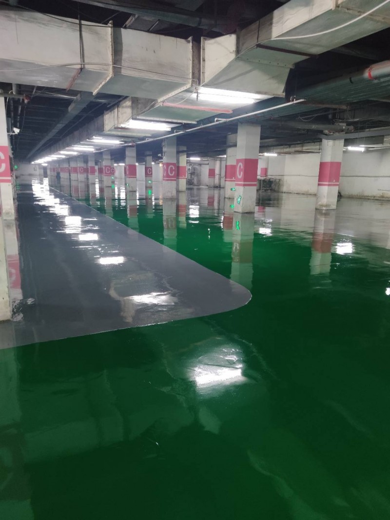 邯郸地区专业地坪施工队伍，环氧地坪漆，固化地坪，聚氨酯地坪，彩色路面，沥青改色，（第 2 张）