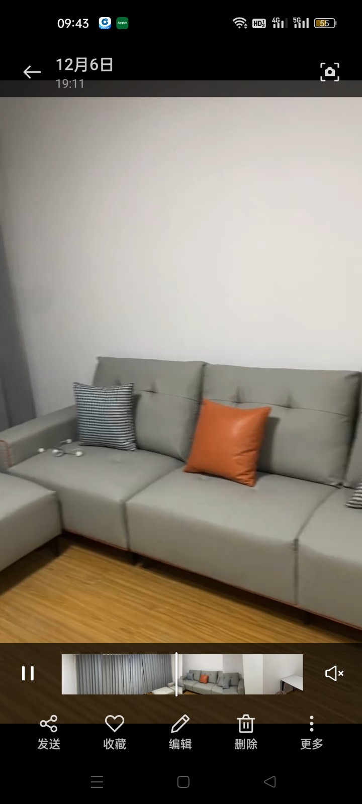 出租：洺州植物园东（紫钢苑）新单元楼一套，配有空调家具家电天然气，太阳能，中间楼（第 1 张）