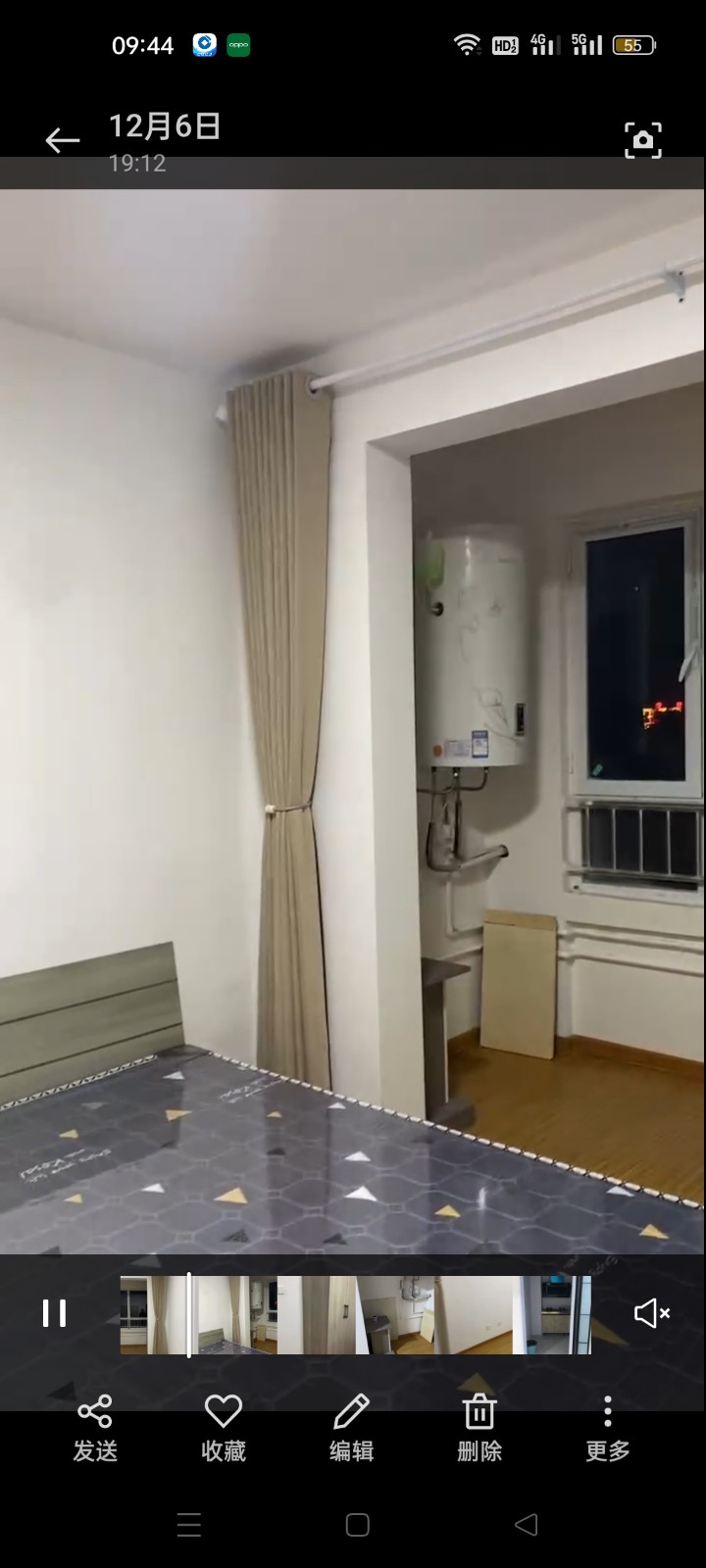 出租：洺州植物园东（紫钢苑）新单元楼一套，配有空调家具家电天然气，太阳能，中间楼（第 2 张）