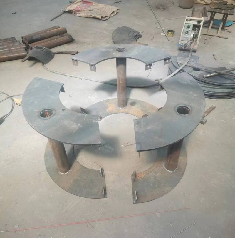 雄涛电焊加工厂 电焊二保焊加工专业制作及加工各种预埋件，地脚螺栓，钢结构.光伏配（第 4 张）