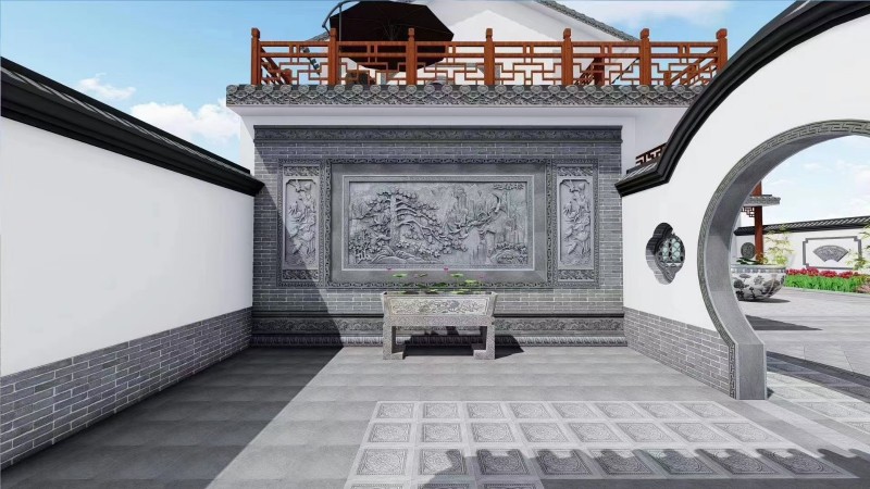 仿古建材一站式服务平台
生产：青砖、青瓦、琉璃瓦、S连锁瓦、仿古砖雕、仿古地砖（第 8 张）