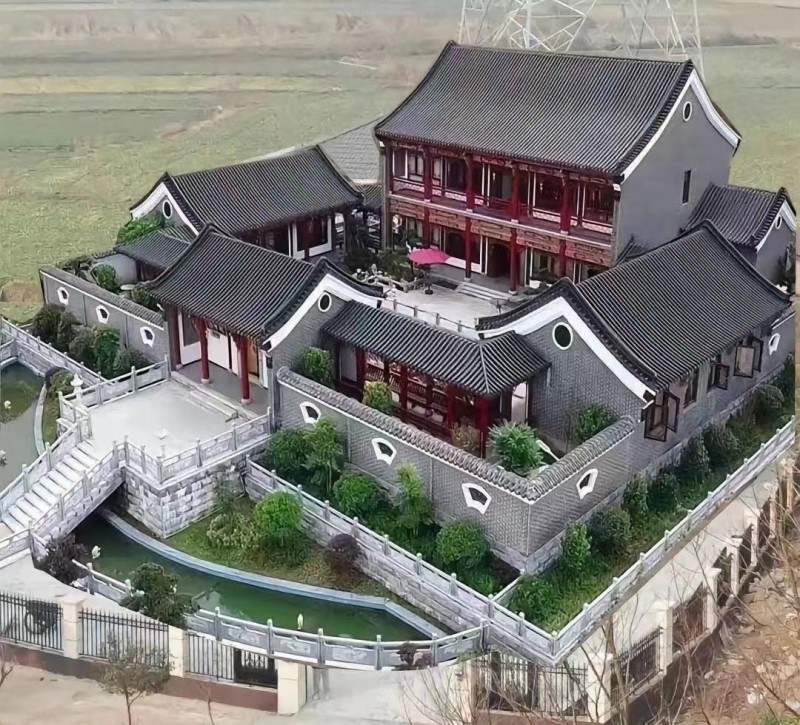 仿古建材一站式服务平台生产：青砖、青瓦、琉璃瓦、S连锁瓦、仿古砖雕、仿古地砖、五（第 5 张）