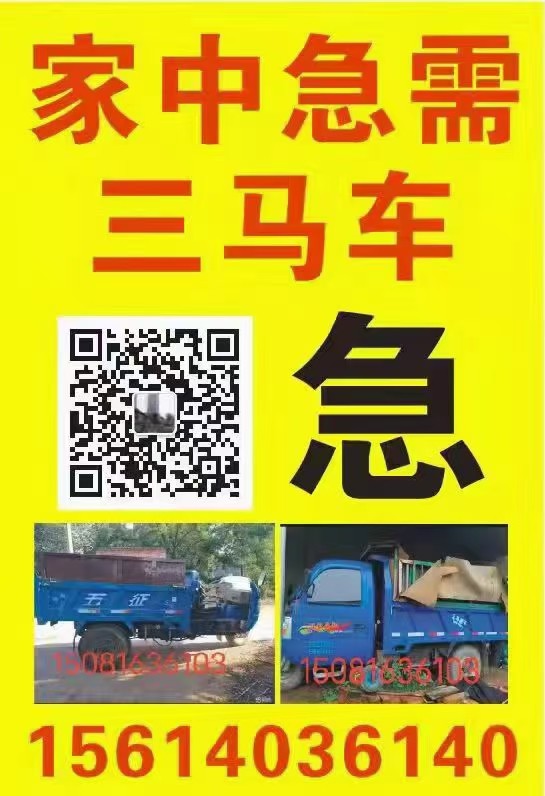 求购三马车一辆，大小不限有卖的请联系（第 1 张）