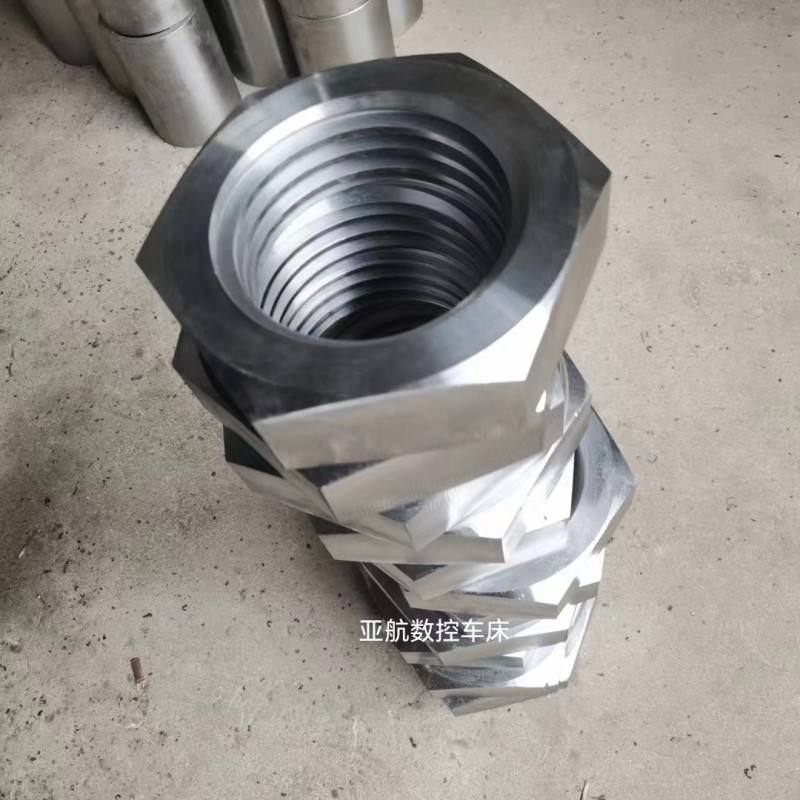 亚航数控加工定做各种梯形扣丝杠，梯形扣螺母，盖母圆弧滑轮，异型螺纹，可过通止规，（第 8 张）