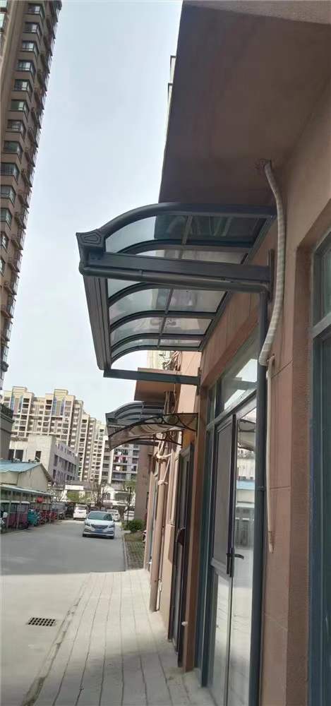林涛欧式雨棚 露台棚 庭院车棚 邯郸本地源头厂家批发制作安装（第 5 张）