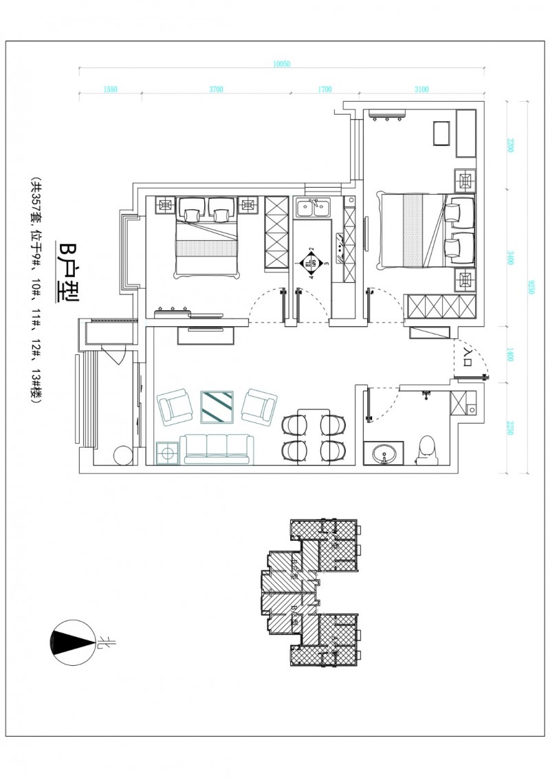 苏黄路口恒大绿洲旁海翔苑，出售一套房子，没有房产证88平方55万包括（小房+车位（第 1 张）