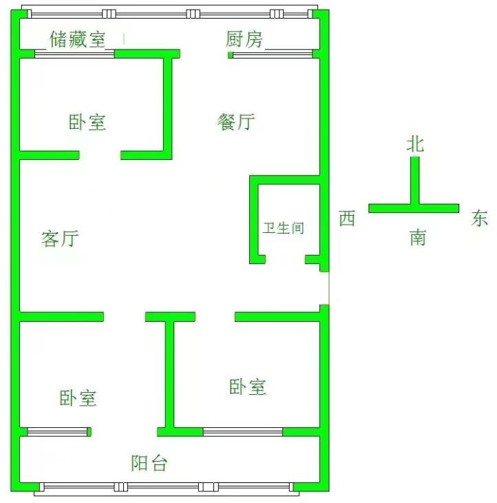 金谷园120平房子，双学区！因为房主急用，48万出售！！！有意向看房者，价位还可（第 1 张）
