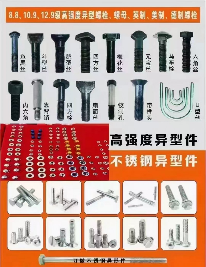 需要矿山机械螺栓螺母，方头丝，鹅蛋丝，斗型丝，衬板螺栓，各种异型件螺栓螺母的老板（第 1 张）