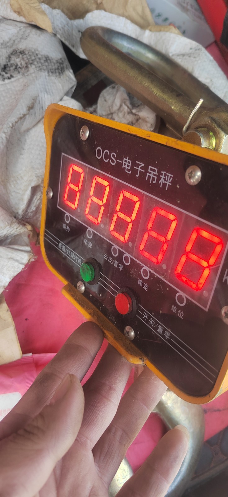 出售一个5吨吊磅，9.9成新，买来没用几次，就是充电器找不到了，200元出，需要（第 1 张）