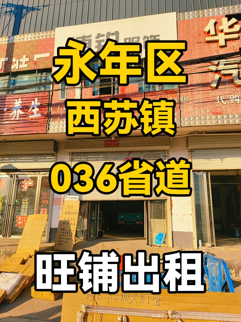 永年区西苏镇036省道 旺铺出租（第 1 张）