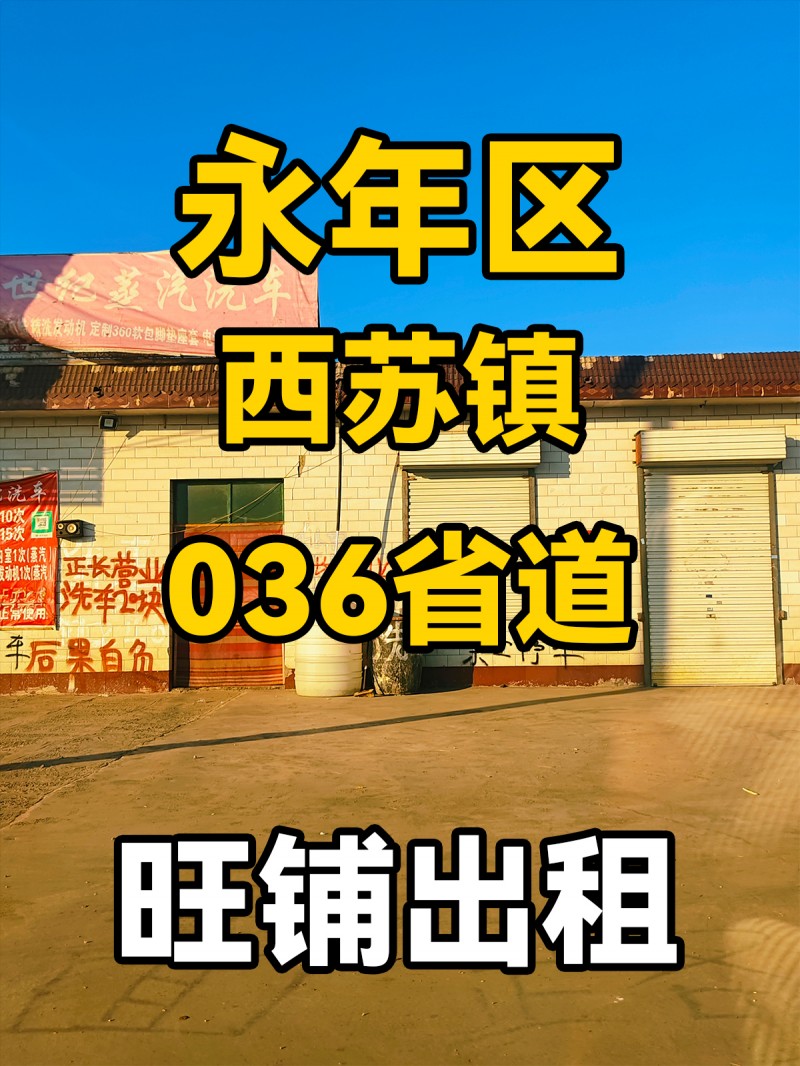 永年区西苏镇036省道 旺铺出租（第 1 张）