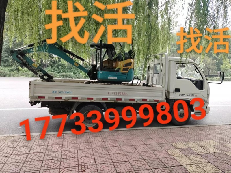 进口微型小挖机出租，承包微型挖掘机工程，机身1米宽，1米5高。完全替代人工，园林（第 1 张）