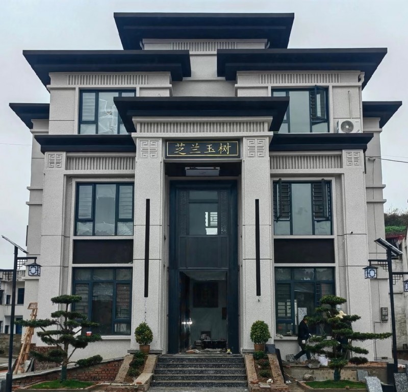 邯郸煌辉建筑专业建别墅
600来块钱大包全浇筑建别墅，包工包料包设计，我公司主（第 5 张）