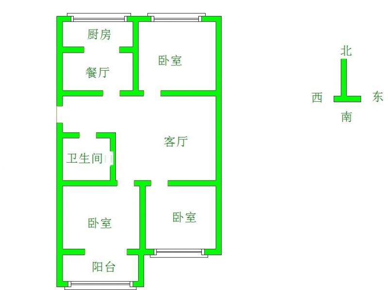 94平3室2厅满五唯一带家具家电带30平小房，首付10万，二实实验学区！（第 1 张）