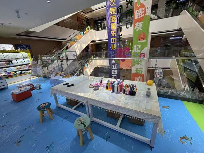 全城商铺）永年万嘉超市三楼电梯口儿童手工馆转让
面46平租1800/月 
永（第 1 张）