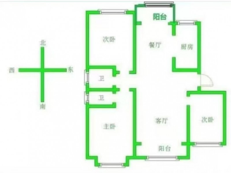 离河北铺近建材市场南京城一期147平16层楼王位置黄金楼层视野开阔有证可过户送地（第 1 张）