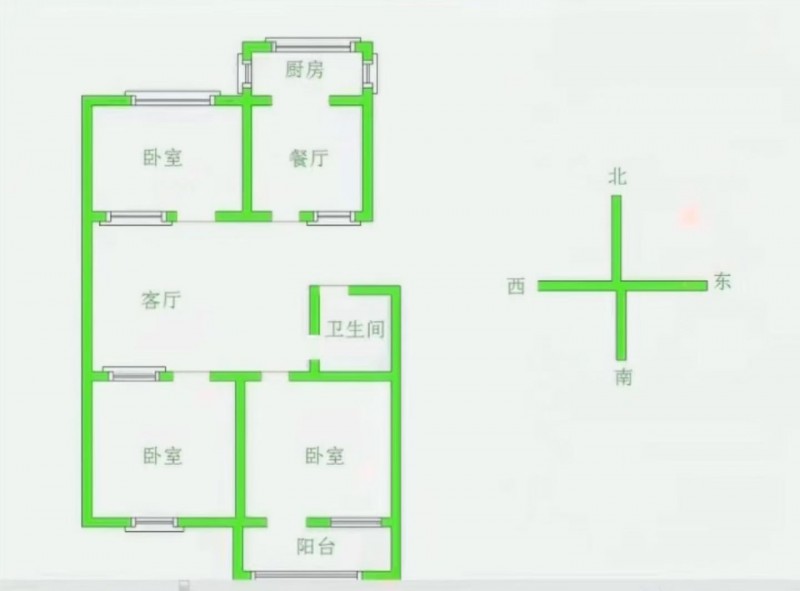 三室两厅一卫
距离第二实验小学、第五实验中学和实验高中近！育英学校也近。
一（第 4 张）