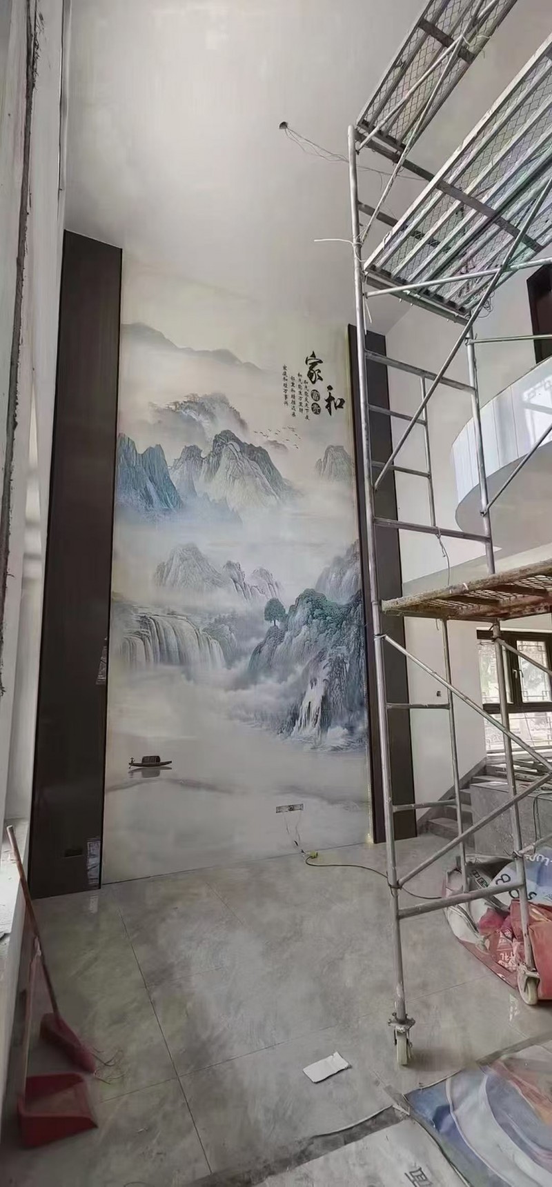 岩板背景墙定制，高温烧定制，极简门复古门，厂家直销，设计安装一条龙，有需要的电话（第 3 张）