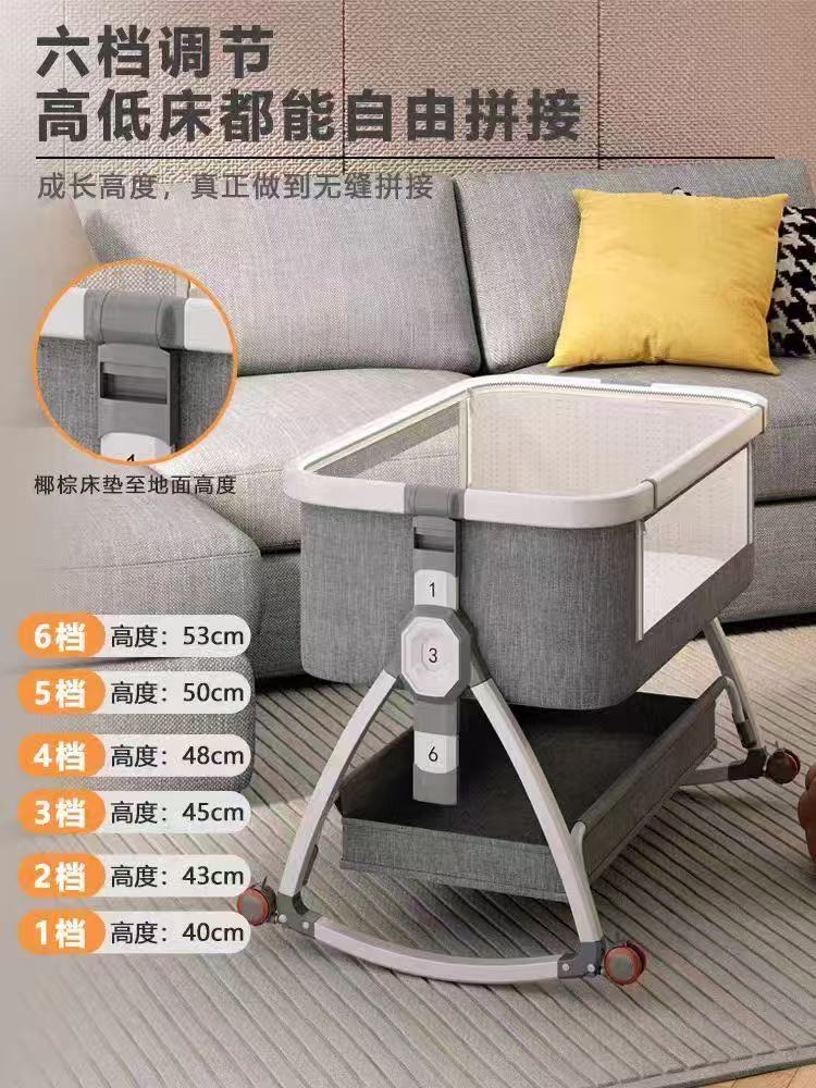 婴儿床全新未用过150出，买的时候300，没用过，带帐篷，名关惠泽园二期自提（第 5 张）