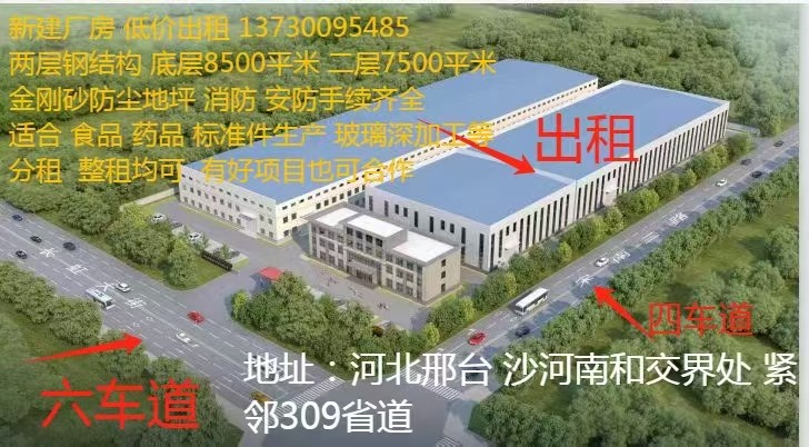 出租标准正规车间10000平米。底层5000平方二层5000平方，可分租。地址沙（第 2 张）