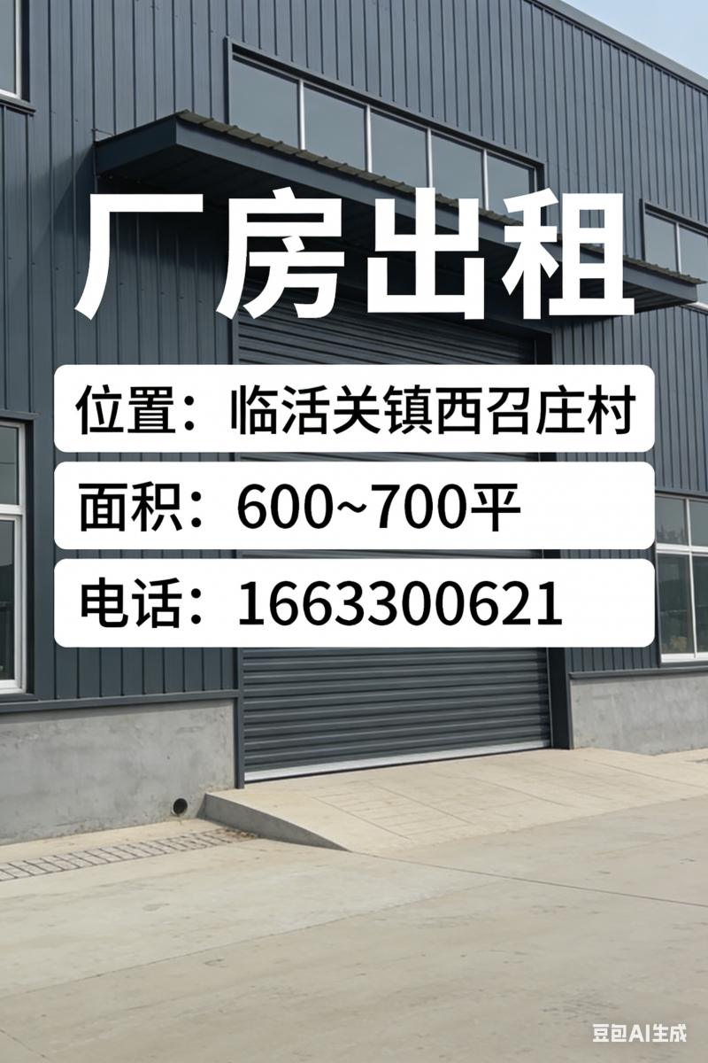 厂房大概在700平左右要求长期租一年起一次性付款不要赊帐（第 2 张）