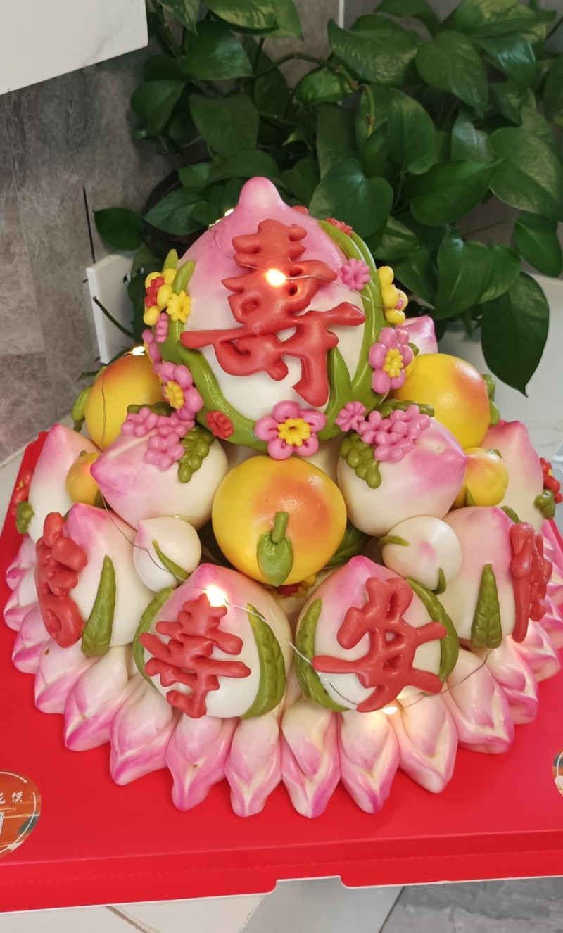 仟雅花馍(收学员)预订：结婚订婚花馍、宝贝满月礼盒、上供花馍，开业乔迁、生日花馍（第 2 张）
