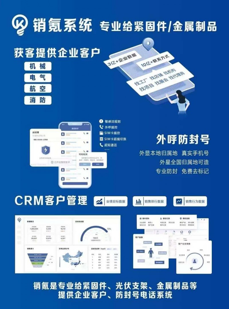 销氪企业资源防封号外呼系统
一:话费资费介绍
1:话费资费联通政企白名单45（第 6 张）